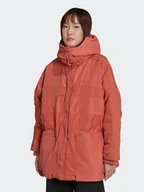 Odzież trekkingowa damska - adidas Kurtka przejściowa Parka HK5248 Pomarańczowy Loose Fit - miniaturka - grafika 1