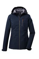 Kurtki damskie - Killtec Damska kurtka softshell / kurtka outdoorowa z kapturem KOS 89 WMN SFTSHLL JCKT; granatowa, 34, 39138-000 - miniaturka - grafika 1