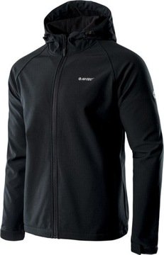 Męska Kurtka Przejściowa Softshell Hi-tec Neti Membrana 8000MM Czarna r L