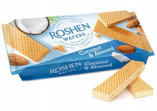 Roshen Wafelki z nadzieniem kokosowo-migdałowym 216 g - Batoniki - miniaturka - grafika 1
