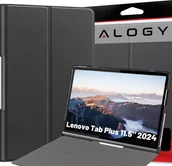 Etui do tabletów - Etui ochronne do Lenovo Tab Plus 11.5" 2024 TB351FU Alogy Book Cover Case obudowa na tablet Czarne - miniaturka - grafika 1