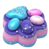 Zabawki sensoryczne - Gniotek Kocia Łapka Pastelowy efekt z galaktyczną posypką - miniaturka - grafika 1