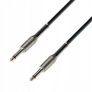 Adam Hall Cables 3 Star Series - Instrument Cable 6.3 mm Jack mono / 6.3 mm Jack mono 3 m kabel instrumentalny K3IPP0300S - Akcesoria do nagłośnienia - miniaturka - grafika 1
