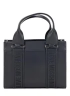 Torebki damskie - Love Moschino JC4339PP0IKG100A, Torba Ręczna Damska, Czarny, Czarny - miniaturka - grafika 1