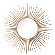 Lustra - Dekoria Lustro ścienne Sunshine śr 75 cm 75x3x75cm 810-343 - miniaturka - grafika 1