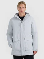 Płaszcze męskie - 4F Parka przejściowa membrana 8000 męska - szara 3XL - miniaturka - grafika 1