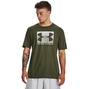 Under Armour Damska koszulka z krótkim rękawem w pudełku sportowym, ZIELONY, L-XL - Koszulki i topy damskie - miniaturka - grafika 1