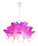 Lampy sufitowe - Light Prestige Farfalla 1 wisząca ciemny róż LP-3439/1P dark pink - miniaturka - grafika 1