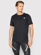 Koszulki sportowe męskie - New Balance Koszulka techniczna Tenacity MT11095 Czarny Athletic Fit - miniaturka - grafika 1
