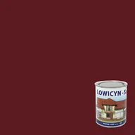 Farby do metalu - Polifarb Łódź Łódź Lowicyn - SX czerwona winna RAL 3005 połysk 10l 022024 - miniaturka - grafika 1