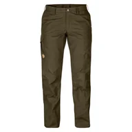 Spodnie sportowe damskie - Damskie spodnie trekkingowe Fjallraven Karla Pro Trousers Curved dark olive - 34 - miniaturka - grafika 1