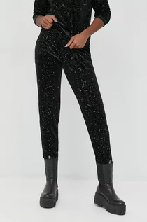 Spodnie damskie - Armani Exchange spodnie dresowe damskie kolor czarny - grafika 1
