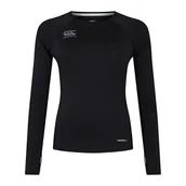 Koszulki i topy damskie - Canterbury Damska koszulka z długim rękawem Superlight, czarny/szary brąz 18 - miniaturka - grafika 1