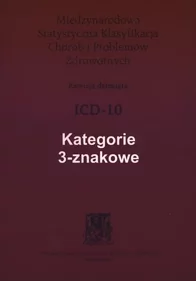 Kategorie 3 znakowe ICD 10 - Książki edukacyjne - miniaturka - grafika 1