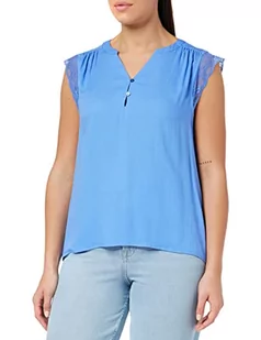 ONLY Women's ONLNINA Capsleeve TOP WVN T-Shirt, Ultramarine, S - Koszulki i topy damskie - miniaturka - grafika 1