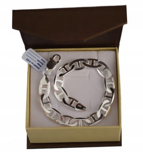 Srebrna Bransoletka Męska TDS 8,00 mm pr 925 Grawer Gratis