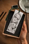 Zakładki do książek - Personalizowany prezent - zakładka do książki PORTRET ręcznie malowany - miniaturka - grafika 1