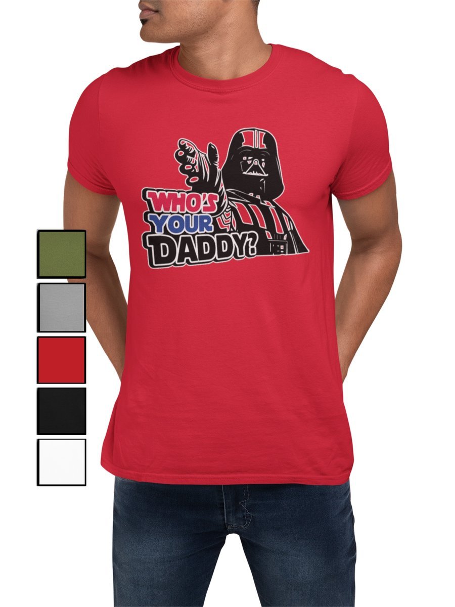 KOSZULKA T-SHIRT MĘSKA Z NADRUKIEM STAR WARS LORD NAPIS YODA - L