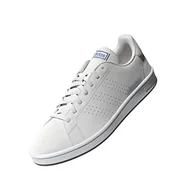 Sneakersy damskie - adidas Męskie sneakersy Advantage Base, Ftwr White Ftwr White Pulse Blue, 40 2/3 EU - miniaturka - grafika 1