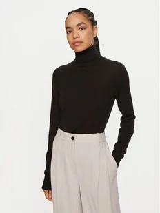Calvin Klein Golf K20K207449 Czarny Regular Fit - Swetry damskie - miniaturka - grafika 1