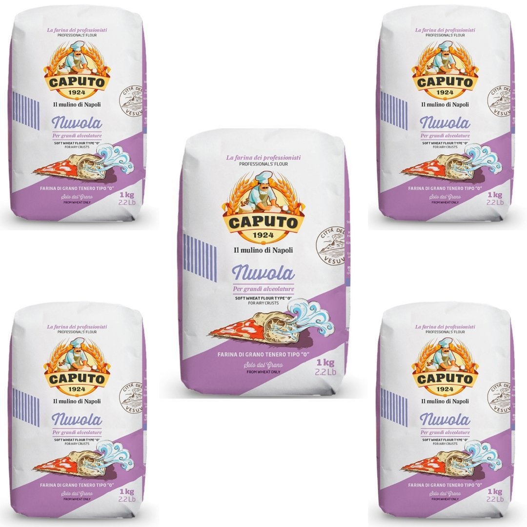 Mąka do pizzy Włoska oryginalna Nuvola 5 x 1kg - Caputo