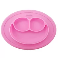 Miseczki i talerzyki dla dzieci - Talerz Silikonowy, Mata Do Jedzenia Do Blw  Róż - miniaturka - grafika 1