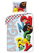 Pościel dla dzieci - Pościel bawełna 160x200 Angry Birds błękitna - miniaturka - grafika 1