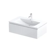 Szafki łazienkowe - Szafka łazienkowa pod umywalkę Oristo Brylant 80 cm biały mat OR36-SD1S-80-2R - miniaturka - grafika 1