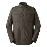 Koszule męskie - Męska koszula The North Face L/S Sequoia Shirt new taupe green - XXL - miniaturka - grafika 1