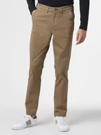 Spodnie męskie - Selected - Chinosy męskie  SLHSlim-Miles, beżowy - miniaturka - grafika 1