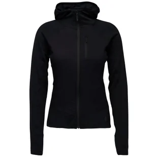 Bluza damska Black Diamond W Coefficient Lt Hybrid Hoody Rozmiar: M / Kolor: czarny - Bluzy sportowe damskie - miniaturka - grafika 1