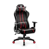 Fotele gamingowe - Fotel DIABLO CHAIRS X-One 2.0 Small Czarno-czerwony - miniaturka - grafika 1
