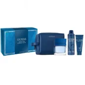 Zestawy perfum męskich - Guess Zestaw Woda toaletowa Seductive Homme Blue + Dezodorant + Żel pod prysznic + kosmetyczka 2 x 100 ml + 226 ml + 1 szt. - miniaturka - grafika 1