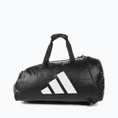 Torebki damskie - Torba treningowa adidas ADIACC051NL 20 l black/white - miniaturka - grafika 1