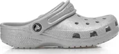 Buty dla dziewczynek - Crocs Klapki dziecięce Crocs Classic Glitter Clog - miniaturka - grafika 1