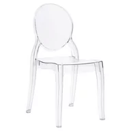 Krzesła - Krzesło ELIZABETH transparentne - poliwęglan PC502.CLEAR - miniaturka - grafika 1