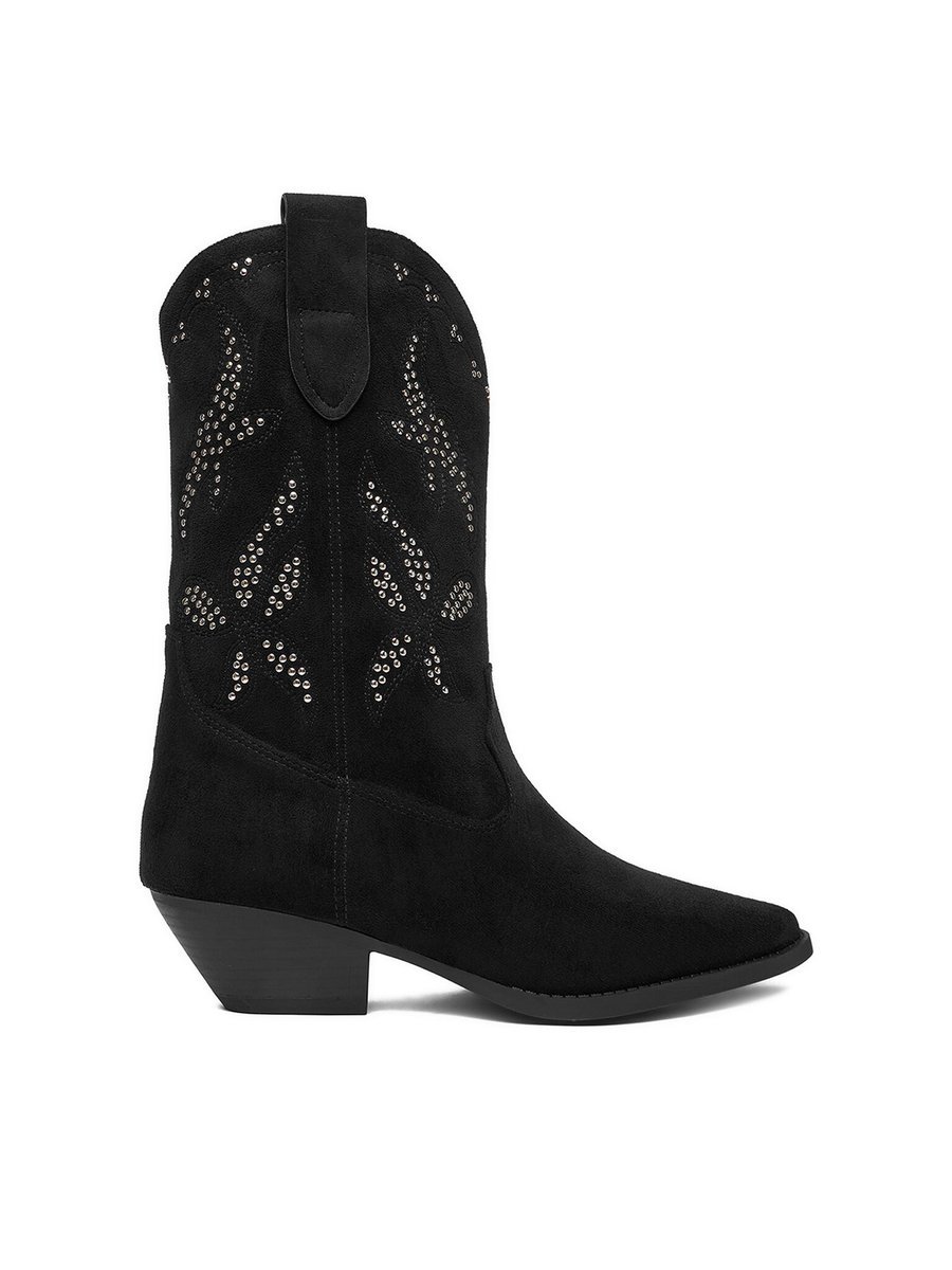 Deezee Kowbojki Damskie Czarny DeeZee-CEO-R25AW09079 Czarny