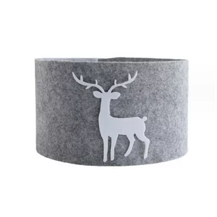 Owijka pod choinke maskująca renifer szarość Boże Narodzenie KSN126 - Ozdoby bożonarodzeniowe - miniaturka - grafika 1