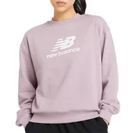 Bluzy sportowe damskie - Bluza New Balance WT41503ICW - różowa - miniaturka - grafika 1