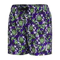 Kąpielówki dla chłopców - Speedo Chłopcy Marvel Allover 13" Swim Trunks Hulksmash Green/Lila XL - miniaturka - grafika 1