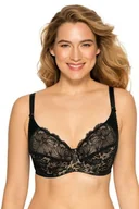 Biustonosze - Gaia 534 Chantal Biustonosz miękki, czarny ażur - miniaturka - grafika 1