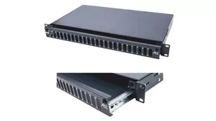 Panel 19 1U 24xSC duplex z prowadnicą pusty P1-T240000-E-LV - Kable miedziane - miniaturka - grafika 1