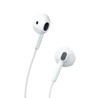 Słuchawki bluetooth - Zestaw słuchawkowy do telefonu Wired Series JR-EW05 mini jack 3.5mm białe - miniaturka - grafika 1