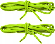 Akcesoria obuwnicze - Zielone NEONOWE Syntetyk Sznurowadła TREKKINGOWE Sznurówki Poliester 200 cm - miniaturka - grafika 1