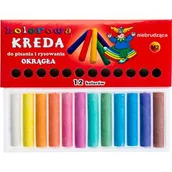 Kreda - Kreda kolorowa typ M okrągła opakowanie - 12 sztuk Condor - miniaturka - grafika 1