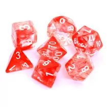 Rebel Komplet kości RPG Nebula Czerwone - Akcesoria do gier planszowych - miniaturka - grafika 1