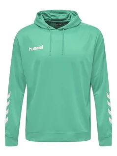 Bluzy sportowe męskie - Hummel Bluza sportowa "Promo" w kolorze zielonym - grafika 1