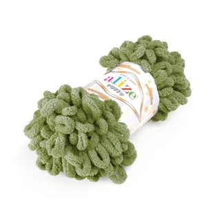 Włóczka Dziecięca Alize Puffy Nr 485 Zielony - Pasmanteria - miniaturka - grafika 1