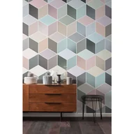 Fototapety - Fototapeta pastelowe kostki wielokolorowym - 200 x 250 cm - SANDERS & SANDERS - miniaturka - grafika 1