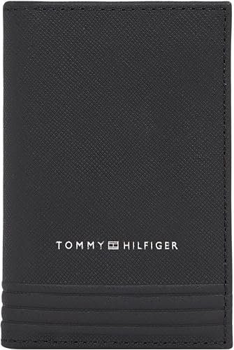 TOMMY HILFIGER Męski portfel TH BUSINESS BIFOLD AM0AM13262, CZARNY (czarny), OS, czarny (czarny), OS